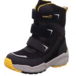 Superfit Black/Yellow Toddlers CULUSUK 2.0 - Boot with Velcro Fastener Z6Z8761
