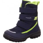 Superfit Blue/Green Babies SNOWCAT - Boot with Velcro Fastener Z6Z8495