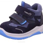 Superfit Blue/Light Blue Babies COOPER - Sneakers low with Velcro Fastener Z6Z8385