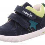 Superfit Blue/Light Green Babies MOPPY - Sneakers low with Velcro Fastener Z6Z8344