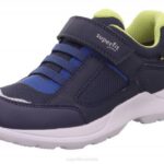 Superfit Blue/Light Green Kids & Teens RUSH - Sneakers low with Velcro Fastener Z6Z8524