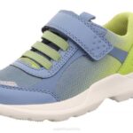 Superfit Blue/Light Green Kids & Teens RUSH - Sneakers low with Velcro Fastener Z6Z8533