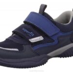 Superfit Blue/Light grey Toddlers STORM - Sneakers low with Velcro Fastener Z6Z8823
