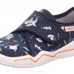 Superfit Blue/Multicoloured Babies BENNY - Slipper with Velcro Fastener Z6Z812