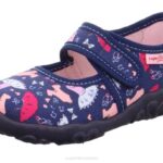 Superfit Blue/Multicoloured Babies BONNY - Slipper with Velcro Fastener Z6Z8123