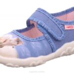 Superfit Blue/Multicoloured Babies BONNY - Slipper with Velcro Fastener Z6Z8145