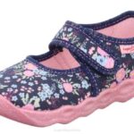 Superfit Blue/Multicoloured Babies BUBBLE - Slipper with Velcro Fastener Z6Z8132