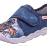 Superfit Blue/Multicoloured Babies BUBBLE - Slipper with Velcro Fastener Z6Z86