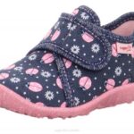 Superfit Blue/Multicoloured Babies SPOTTY - Slipper with Velcro Fastener Z6Z853