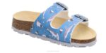 Superfit Blue/Multicoloured Toddlers FUSSBETTPANTOFFEL - Slipper with Buckle Z6Z8574 - Image 4