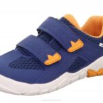 Superfit Blue/Orange Babies TRACE - Sneakers low with Velcro Fastener Z6Z8540