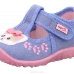 Superfit Blue/Pink Babies SPOTTY - Slipper with Velcro Fastener Z6Z854