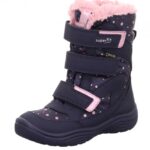 Superfit Blue/Pink Toddlers CRYSTAL - Boot with Velcro Fastener Z6Z8712