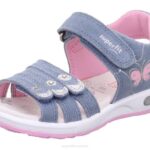 Superfit Blue/Pink Toddlers EMILY - Sandal with Velcro Fastener Z6Z8688