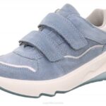 Superfit Blue/Silver Toddlers MELODY - Sneakers low with Velcro Fastener Z6Z8820
