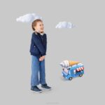 Superfit Blue Toddlers COSMO - Sneakers high with Zip Z6Z8863 - Image 6