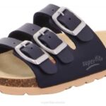 Superfit Blue Toddlers FUSSBETTPANTOFFEL - Slipper with Buckle Z6Z8586