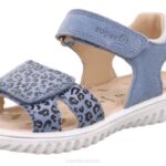 Superfit Blue Toddlers SPARKLE - Sandal with Velcro Fastener Z6Z8678