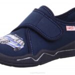 Superfit Blue/White Babies BENNY - Slipper with Velcro Fastener Z6Z872
