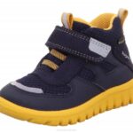 Superfit Blue/Yellow Babies SPORT7 MINI - Sneakers low with Velcro Fastener Z6Z8423
