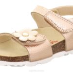 Superfit Bronze Toddlers FUSSBETTPANTOFFEL - Sandal with Velcro Fastener Z6Z8681