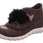 Superfit Brown Babies HAPPY - Slipper with Velcro Fastener Z6Z8118