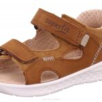 Superfit Brown/Beige Babies LAGOON - Sandal with Velcro Fastener Z6Z8205