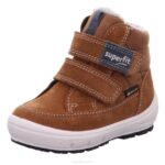 Superfit Brown/Blue Babies GROOVY - Boot with Velcro Fastener Z6Z8473