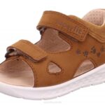 Superfit Brown/Yellow Babies LAGOON - Sandal with Velcro Fastener Z6Z8216