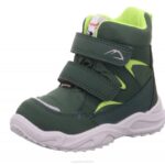 Superfit Green/Light Green Babies GLACIER - Boot with Velcro Fastener Z6Z8483