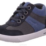 Superfit Grey/Blue Babies MOPPY - Sneakers low with Lacing Z6Z8395