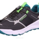 Superfit Grey/Green Toddlers FREE RIDE - Sneakers low with Quick release fastener Z6Z8887
