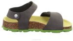 Superfit Grey/Green Toddlers FUSSBETTPANTOFFEL - Sandal with Velcro Fastener Z6Z8575 - Image 2