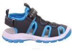 Superfit Grey/Light Blue Toddlers TORNADO LIGHT - Sandal with Velcro Fastener Z6Z8624 - Image 2