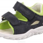 Superfit Grey/Light Green Babies FLOW - Sandal with Velcro Fastener Z6Z8204