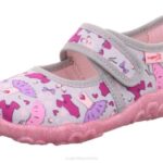 Superfit Grey/Multicoloured Babies BONNY - Slipper with Velcro Fastener Z6Z8105