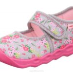 Superfit Grey/Multicoloured Babies BUBBLE - Slipper with Velcro Fastener Z6Z8117
