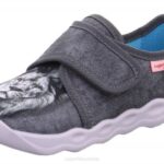 Superfit Grey/Multicoloured Babies BUBBLE - Slipper with Velcro Fastener Z6Z8136