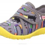 Superfit Grey/Multicoloured Babies SPOTTY - Slipper with Velcro Fastener Z6Z8162