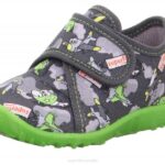Superfit Grey/Multicoloured Babies SPOTTY - Slipper with Velcro Fastener Z6Z884