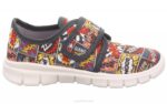 Superfit Grey/Multicoloured Toddlers BOBBY - Slipper with Velcro Fastener Z6Z8557 - Image 2