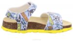 Superfit Grey/Multicoloured Toddlers FUSSBETTPANTOFFEL - Sandal with Velcro Fastener Z6Z8573 - Image 2
