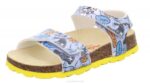 Superfit Grey/Multicoloured Toddlers FUSSBETTPANTOFFEL - Sandal with Velcro Fastener Z6Z8573