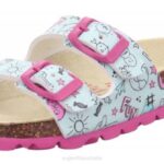 Superfit Grey/Multicoloured Toddlers FUSSBETTPANTOFFEL - Slipper with Buckle Z6Z8589