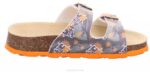 Superfit Grey/Orange Toddlers FUSSBETTPANTOFFEL - Slipper with Buckle Z6Z8591 - Image 2