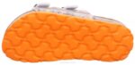 Superfit Grey/Orange Toddlers FUSSBETTPANTOFFEL - Slipper with Buckle Z6Z8591 - Image 5