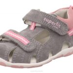 Superfit Grey/Pink Babies FANNI - Sandal with Velcro Fastener Z6Z8227
