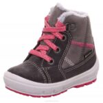Superfit Grey/Pink Babies GROOVY - Boot with Lacing Z6Z8443