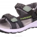 Superfit Grey Toddlers CRISS CROSS - Sandal with Velcro Fastener Z6Z8679