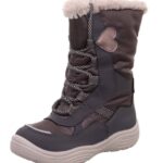 Superfit Grey Toddlers CRYSTAL - Boot with Zip Z6Z8762